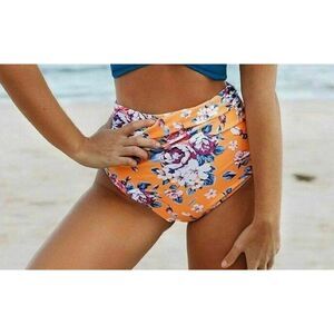 NWT Cupshe Scalloped Navy Bikini Bottoms - Sz XS